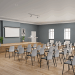 Stol med armstöd, tygsits och plastrygg - Choice - Bild 5