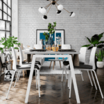 Stativ med fasta ben i A-form - Luna - Bild 3